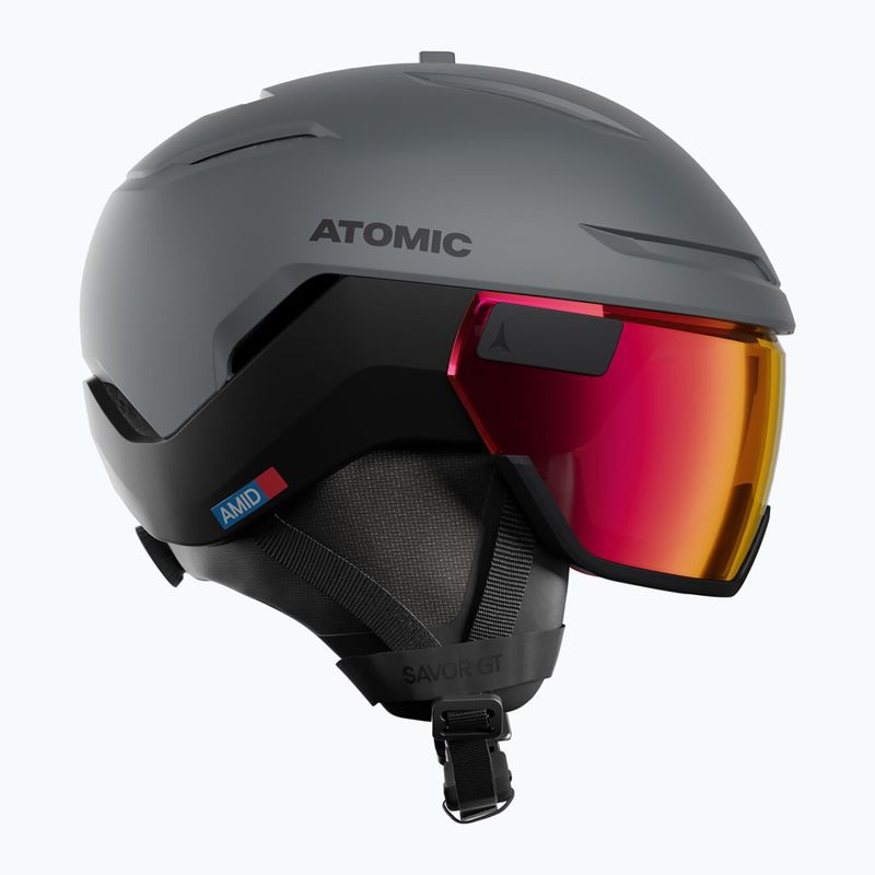 Скиорска каска Atomic Savor GT Amid Visor Photo slate/red photo