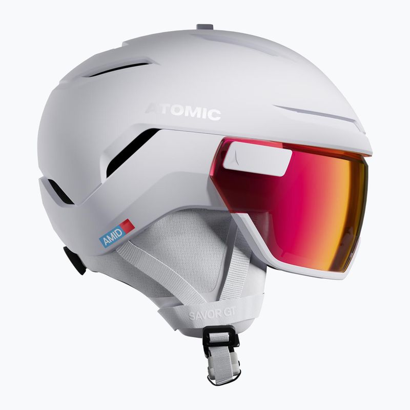 Скиорска каска Atomic Savor GT Amid Visor Photo white heather/red photo 2