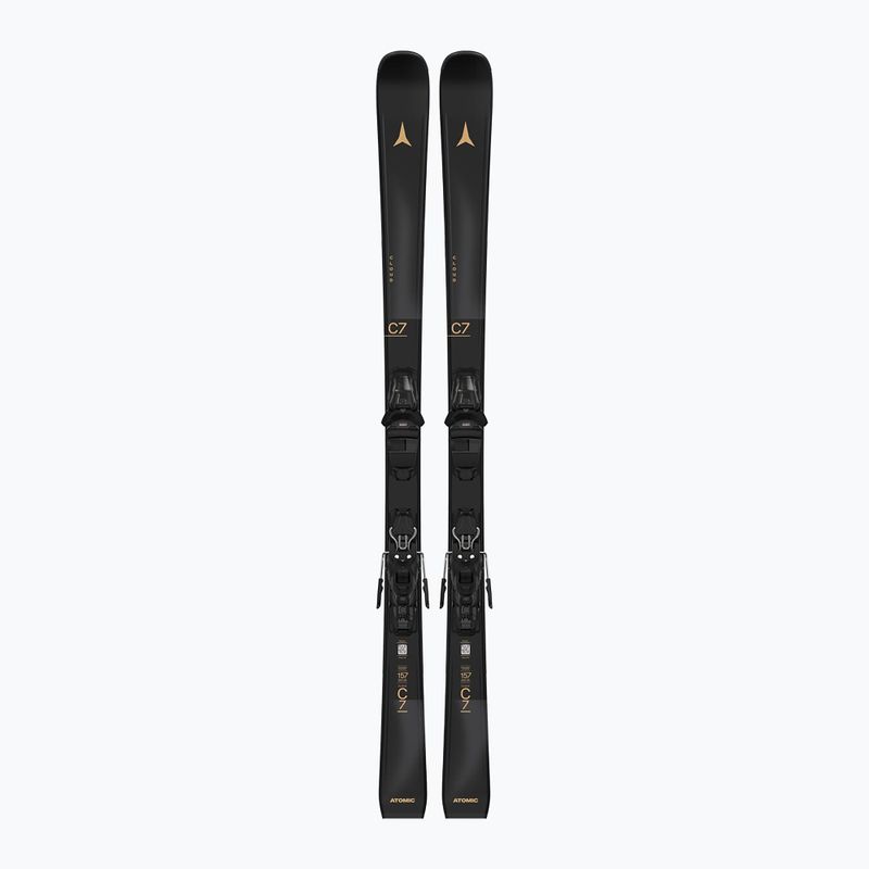 Дамски ски за спускане със ски автомати Atomic Cloud C7 Black + M10 GW black