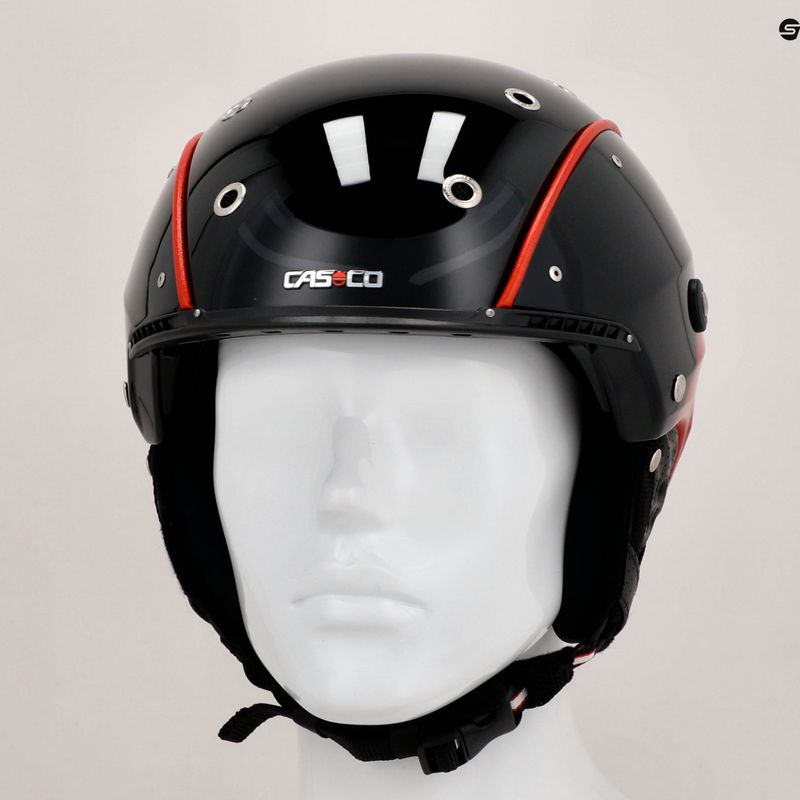 Ски каска Casco SP-4.1 черна / червена 6