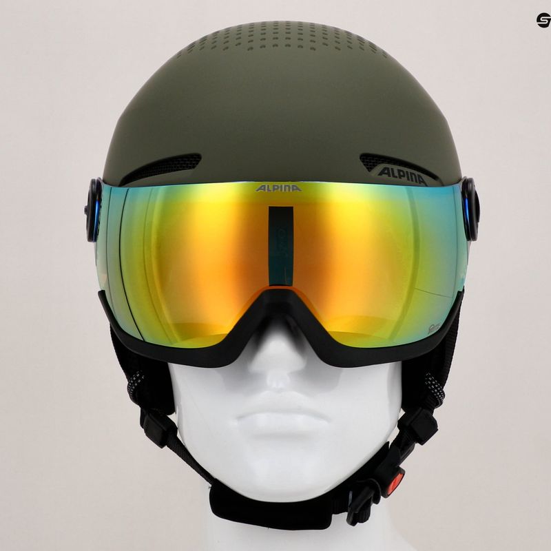Alpina Arber Visor Q Lite ски каска маслено матова 7