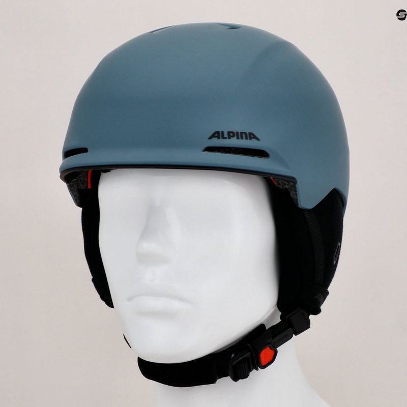 Ски каска Alpina Brix dirt/blue matt 10