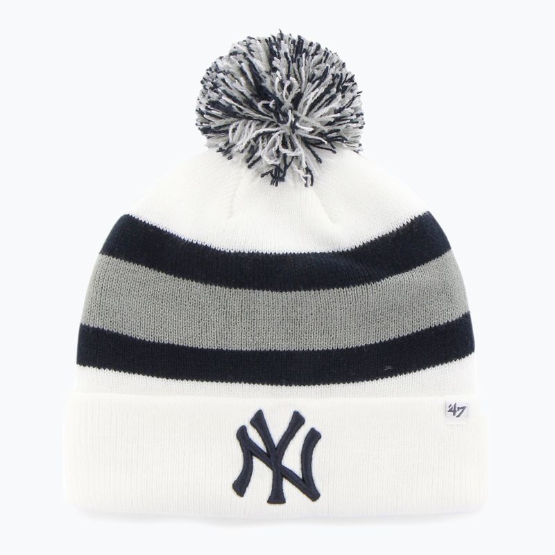 Зимна шапка 47 Brand MLB New York Yankees Breakaway white