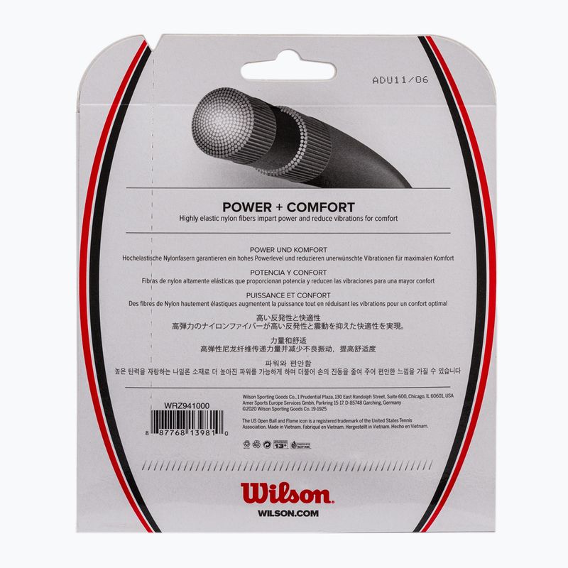 Wilson Sensation 16 тенис струна 12,2 м бяла WRZ941000+ 2