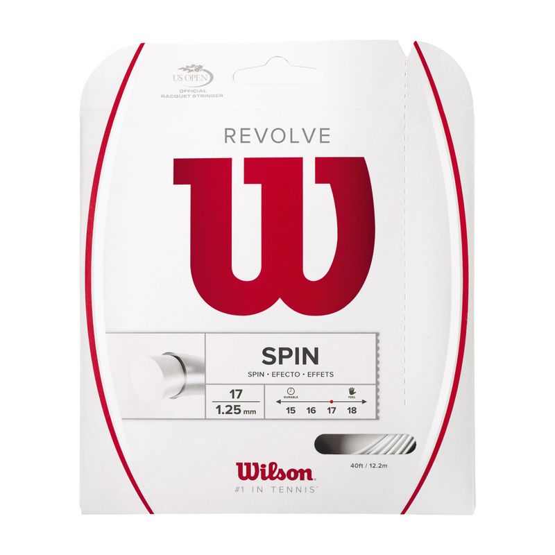 Wilson Revolve 17 12,2 м тенис корда бяла WRZ946600+