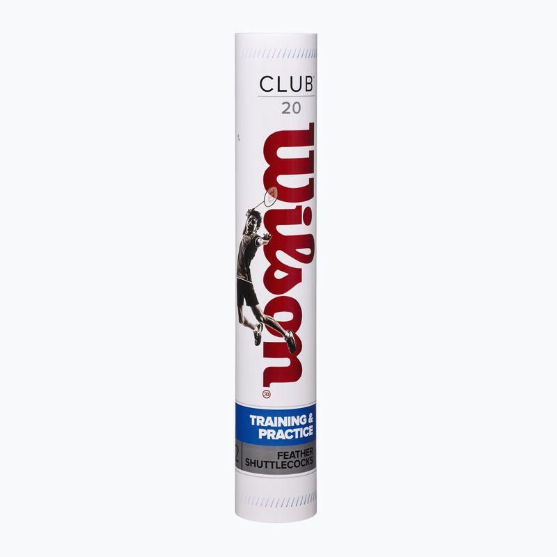 Совалки за бадминтон Wilson Club 12 бр. бели.