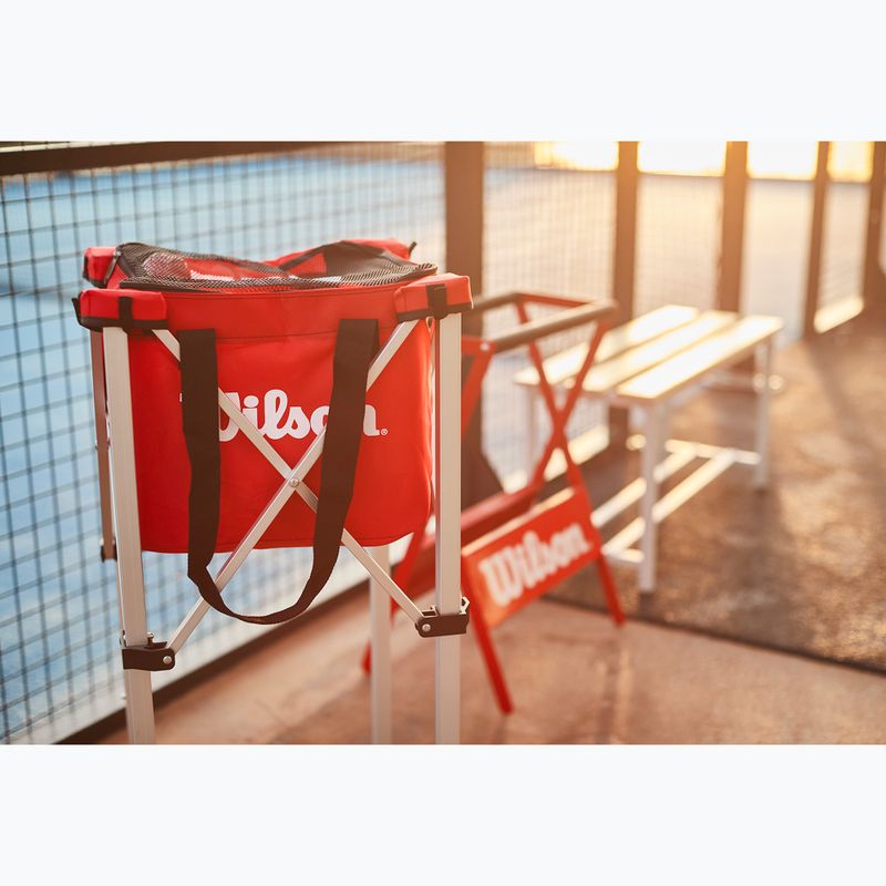Чанта за тенис топки Wilson Teaching Cart Bag red 5