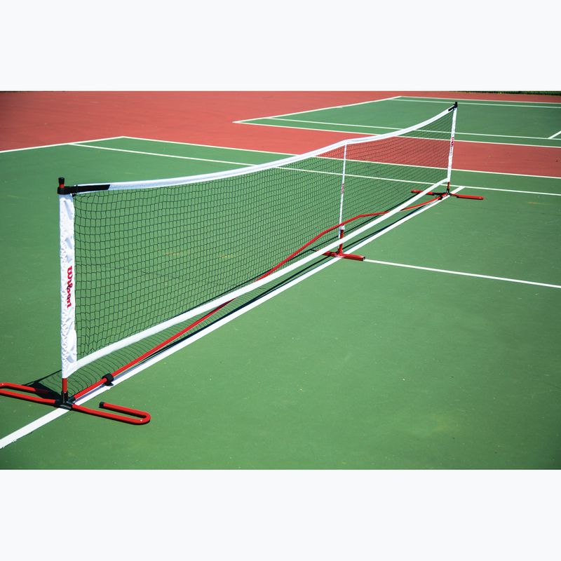 Мрежа за пикълбол Wilson Portable Pickleball Net System white/red 2