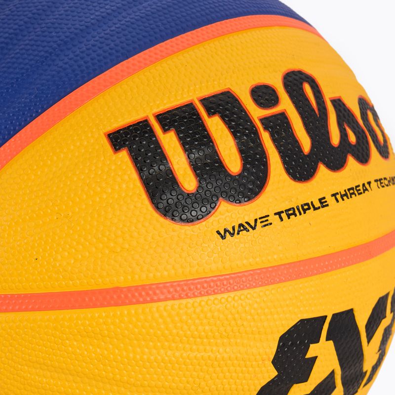 Wilson Fiba 3x3 Replica RBR баскетбол синьо/жълто размер 6 3