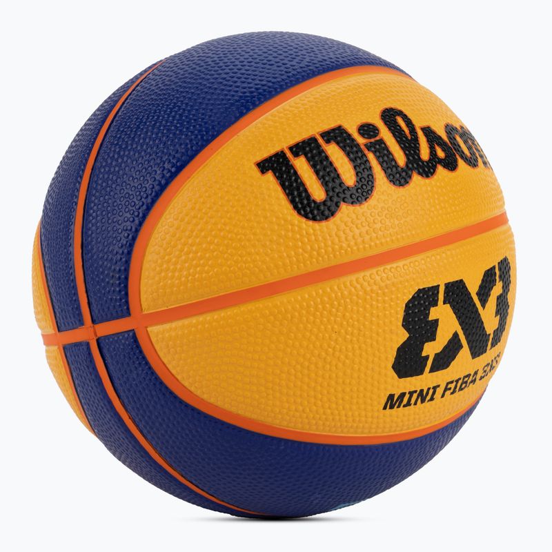 Баскетболна топка Wilson Fiba 3X3 Mini Rubber WTB1733XB размер 3 2