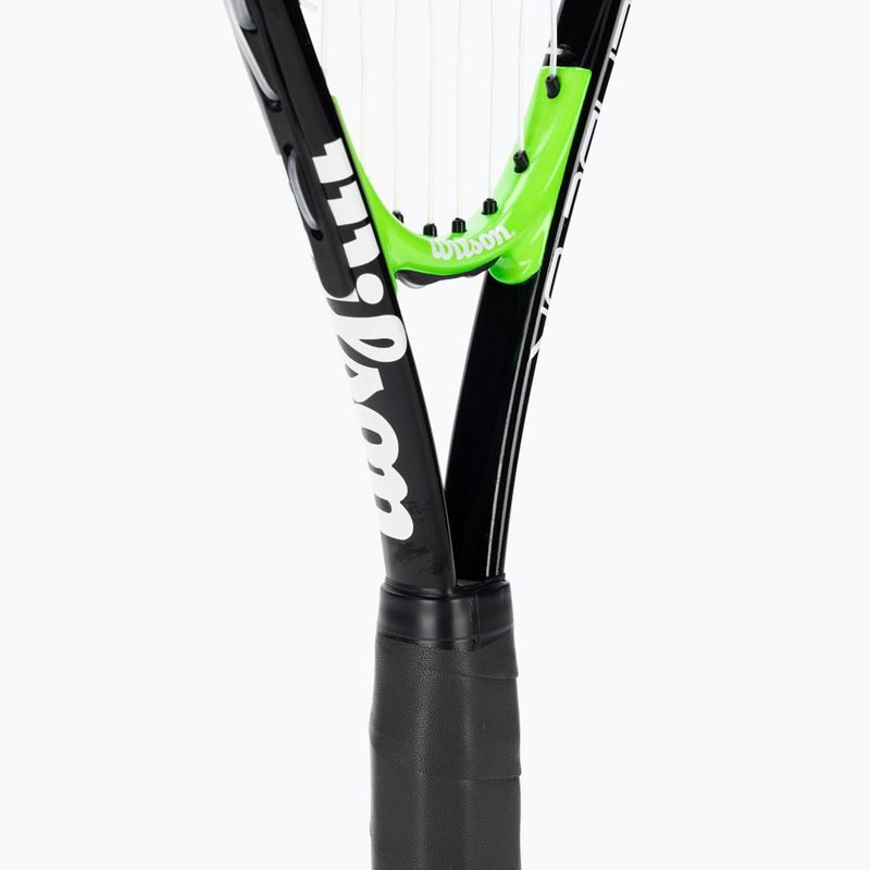 Ракета за скуош Wilson Blade Junior черна/зелена 4