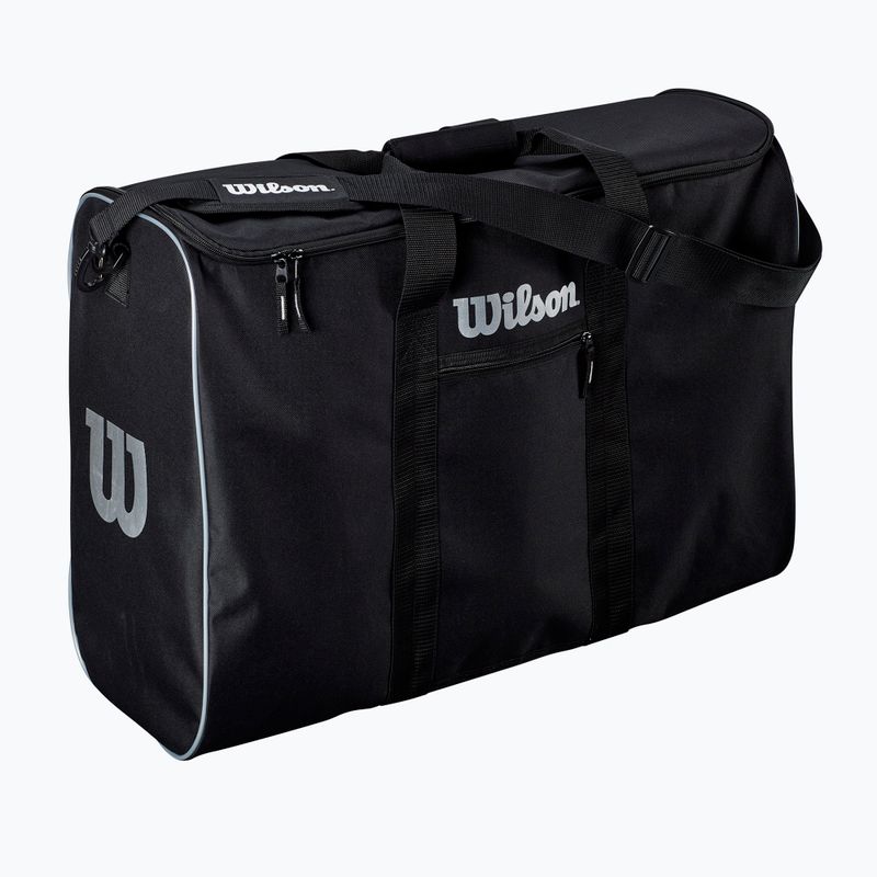 Чанта за баскетболни топки Wilson Travel Basket 6 Ball black/silver