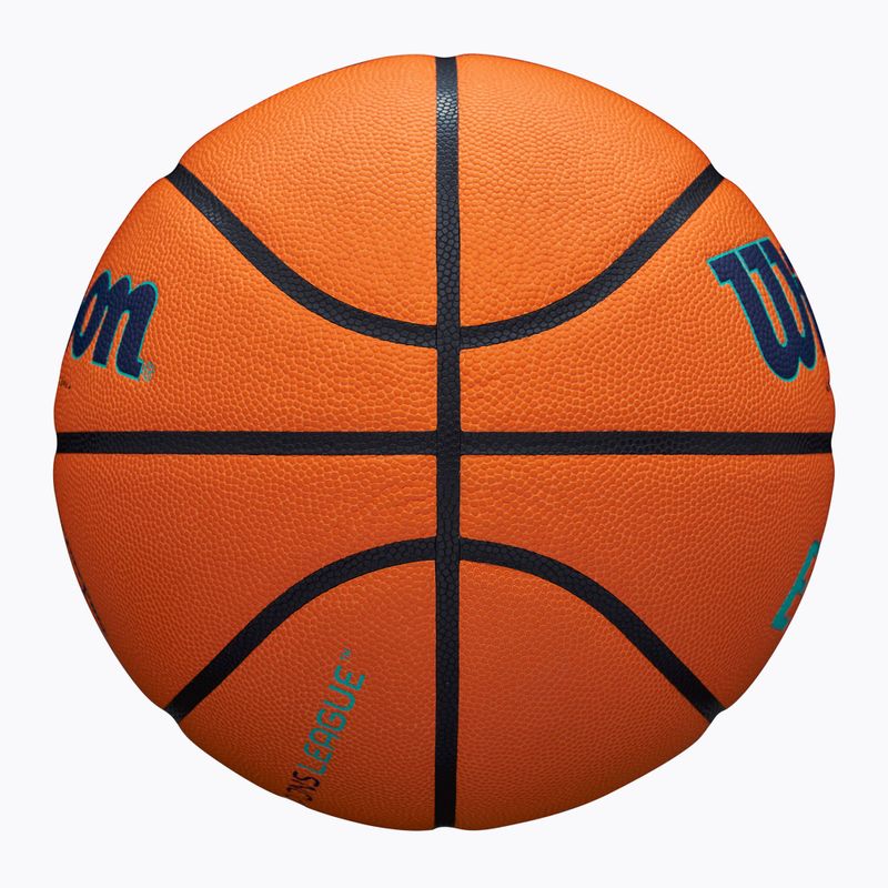 Wilson EVO NXT Шампионска лига баскетбол оранжев размер 7 5
