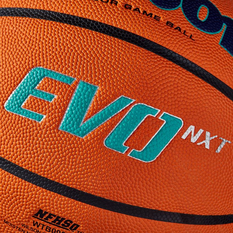 Wilson EVO NXT Шампионска лига баскетбол оранжев размер 7 8