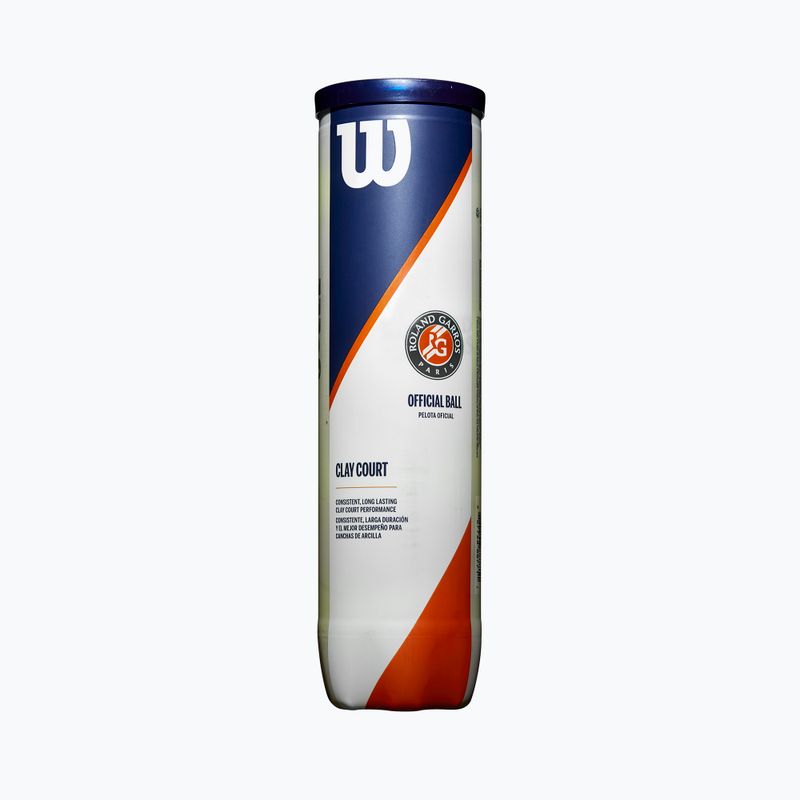 Wilson Roland Garros Clay Ct топки за тенис 4 бр. жълти WRT115000 2