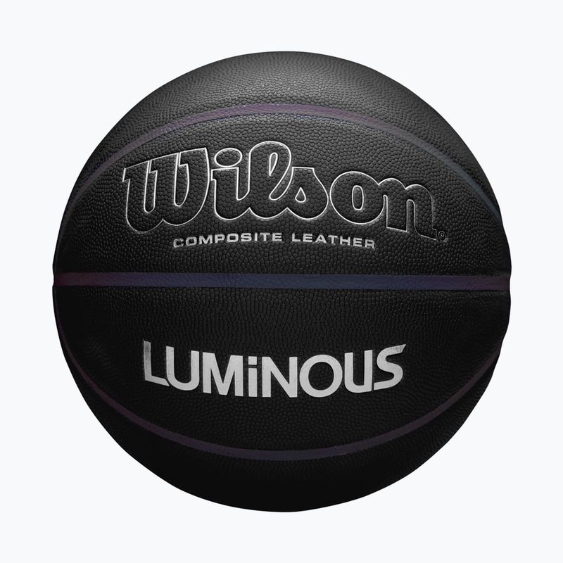 Wilson Luminous черен размер 7 баскетбол 3