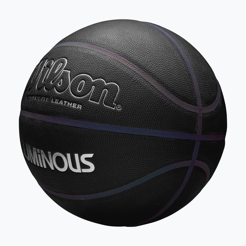 Wilson Luminous черен размер 7 баскетбол 4