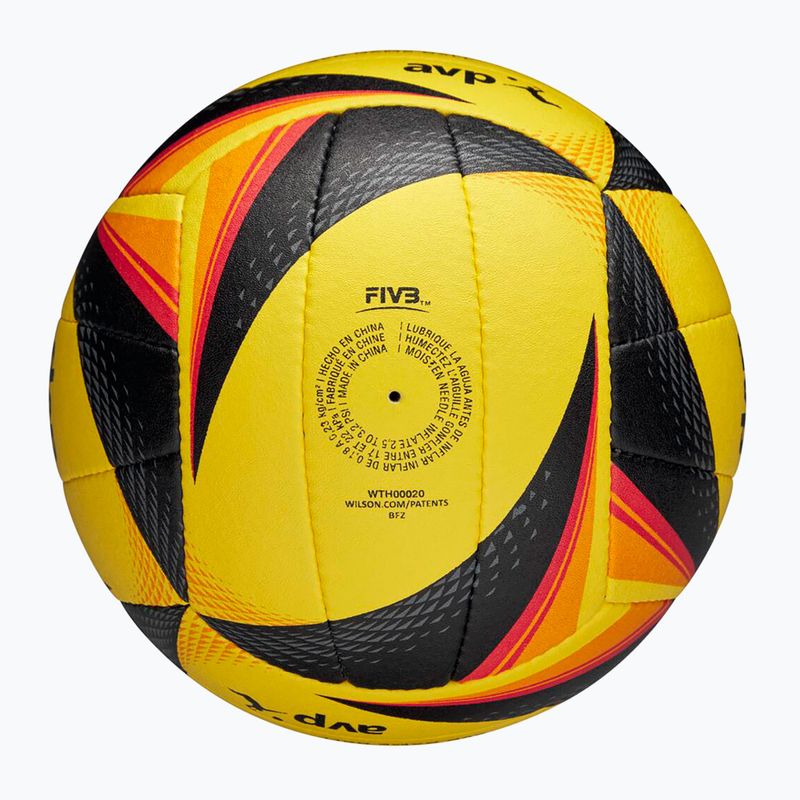 Wilson OPTX AVP VB OFFICIAL GB плажен волейбол жълт размер 5 7