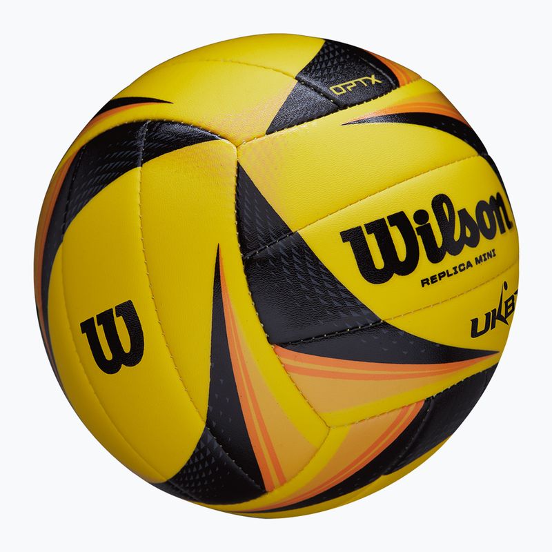 Wilson OPTX AVP Mini плажен волейбол жълт 2