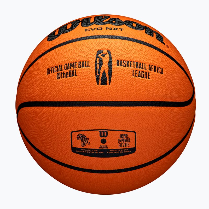 Wilson EVO NXT Africa League баскетбол кафяв размер 7 6