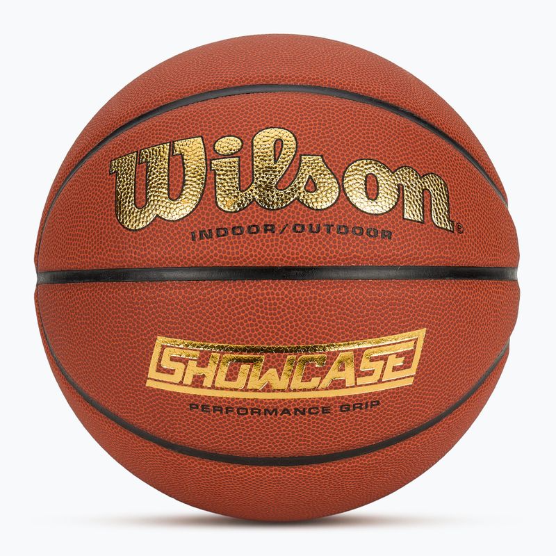Баскетболна топка Wilson Showcase Comp оранжев, размер 7