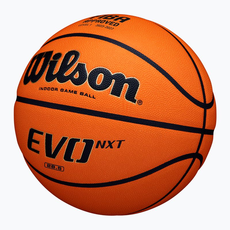 Wilson баскетболна топка EVO NXT Fiba Game Ball orange размер 6 2