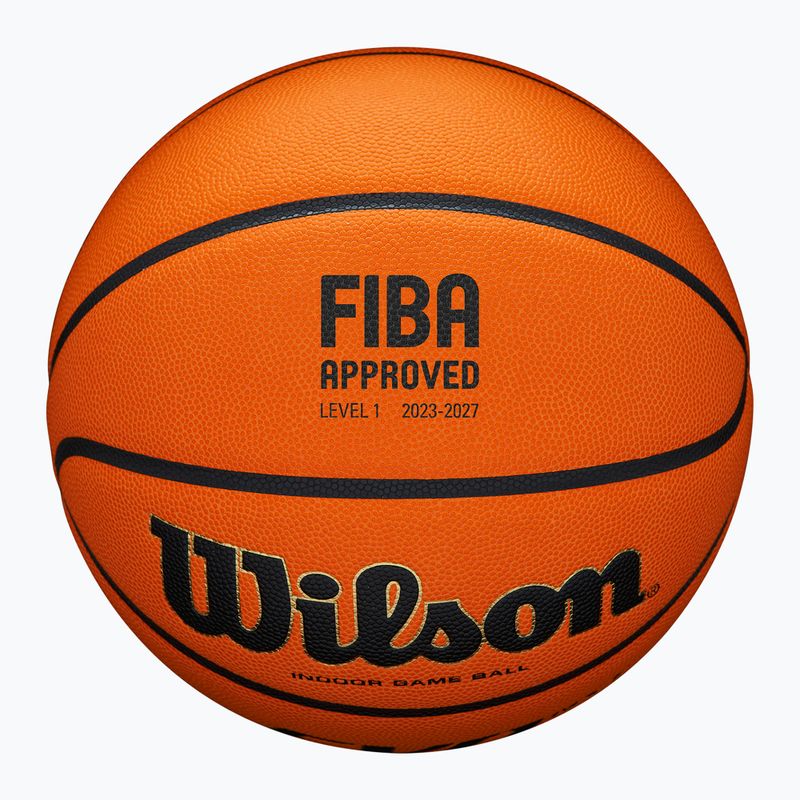 Wilson баскетболна топка EVO NXT Fiba Game Ball orange размер 6 4