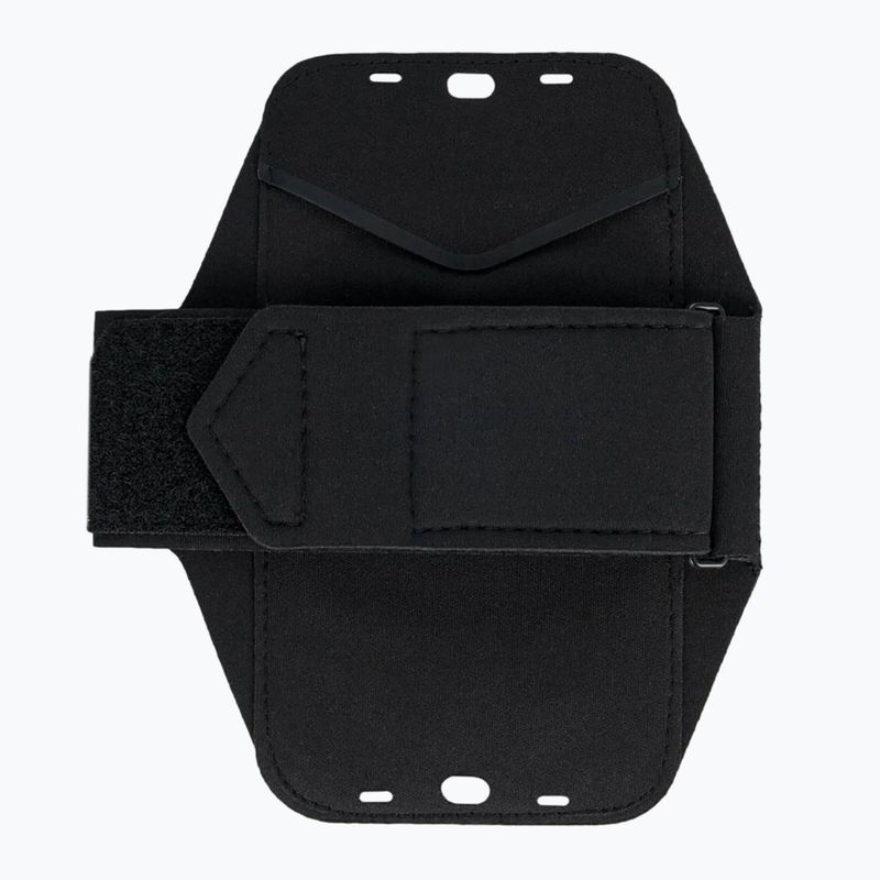 Nike Lean Arm Band лента за телефон за бягане черна/черна/сребърна 3