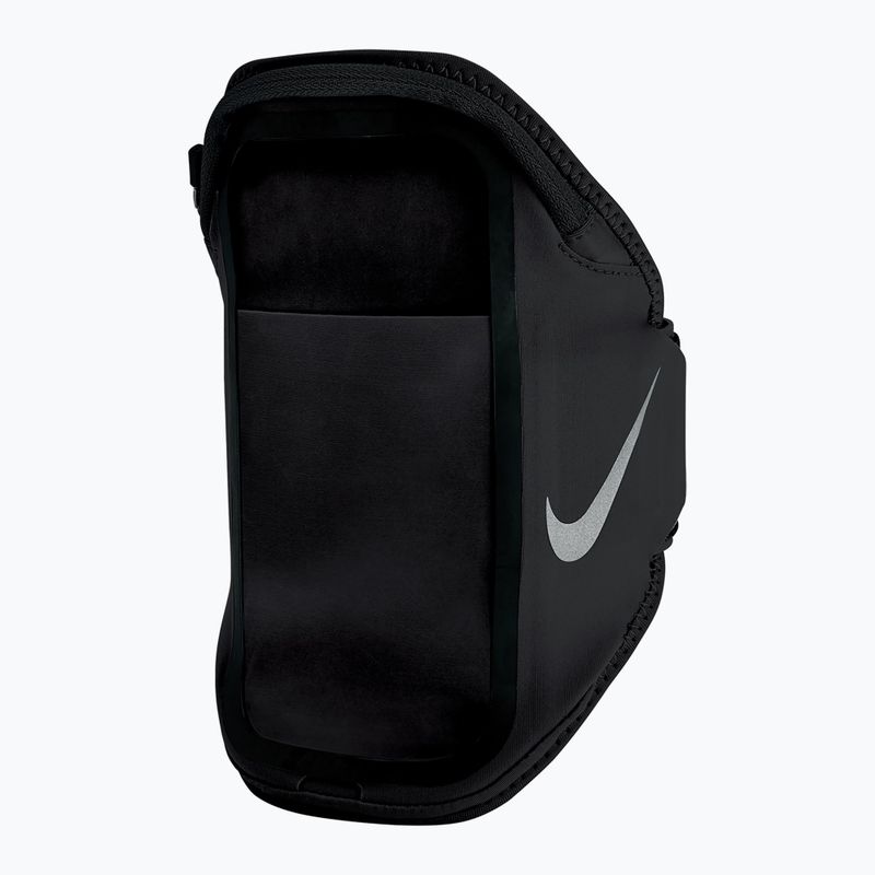Лента за телефон Nike Pocket Arm Band Plus black/black/silver