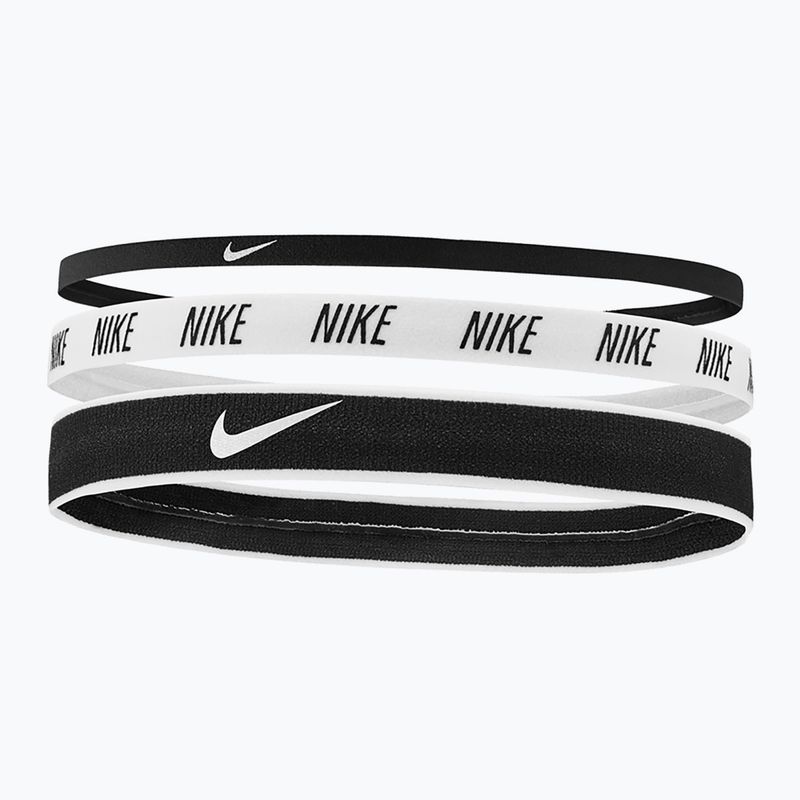 Ленти за глава Nike Tidth 3 бр. black/white/black