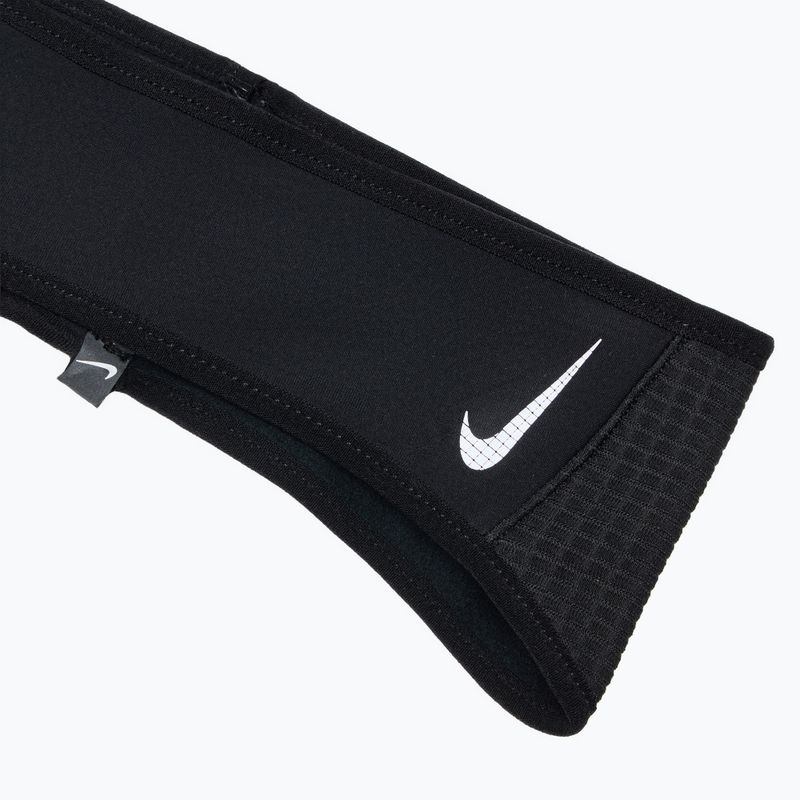 Дамски комплект лента + ръкавици Nike Essential Running black/ black/silver 8