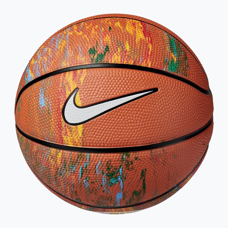Детска баскетболна топка Nike Skills Next Nature multi/amber/black/white