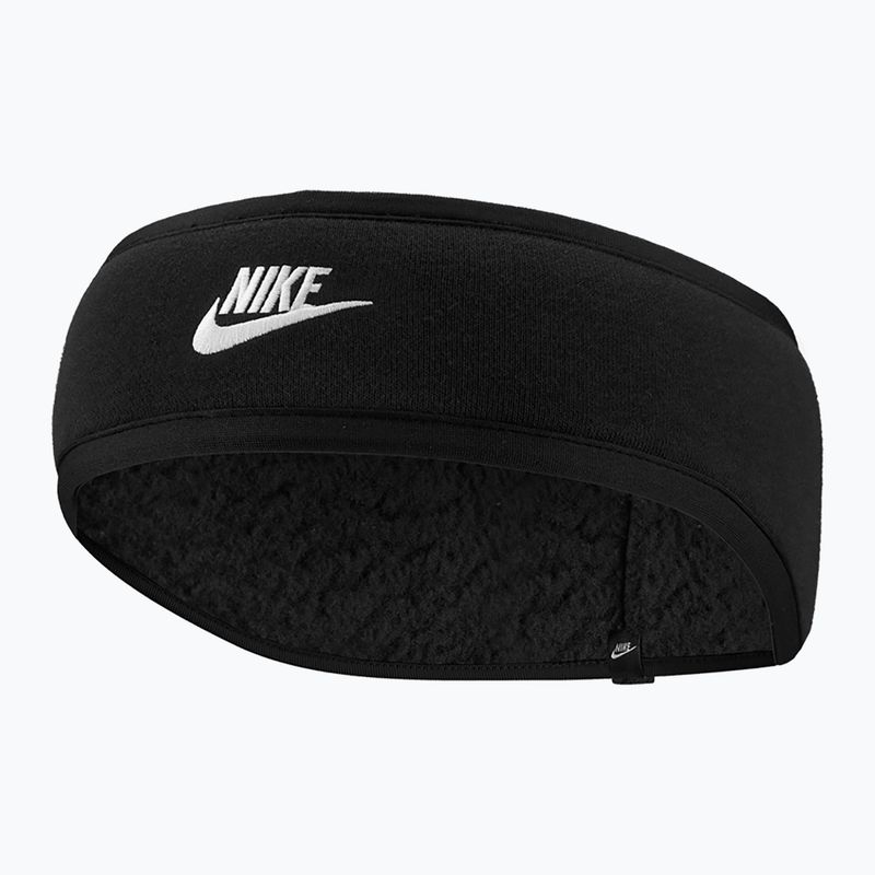 Мъжка лента за глава Nike Club Fleece 2.0 black/black/white