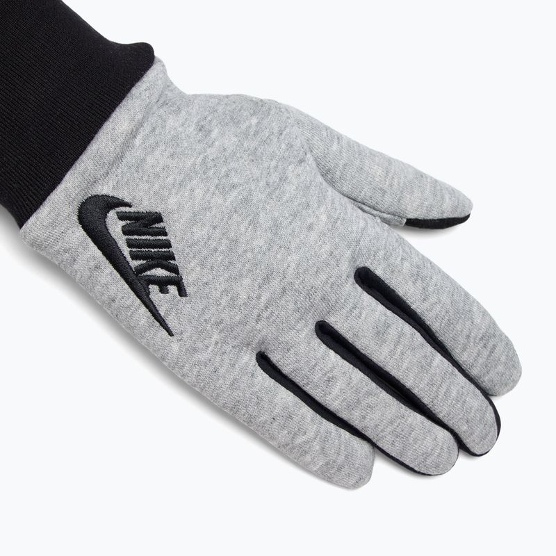 Мъжки ръкавици за бягане Nike Club Fleece 2.0 grey heather/black/black 4