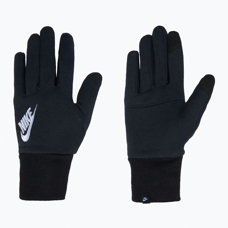 Дамски ръкавици за бягане Nike Club Fleece black/white 2