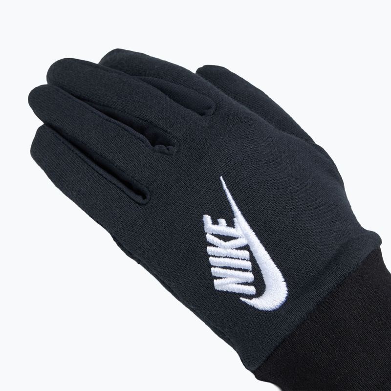 Дамски ръкавици за бягане Nike Club Fleece black/white 4