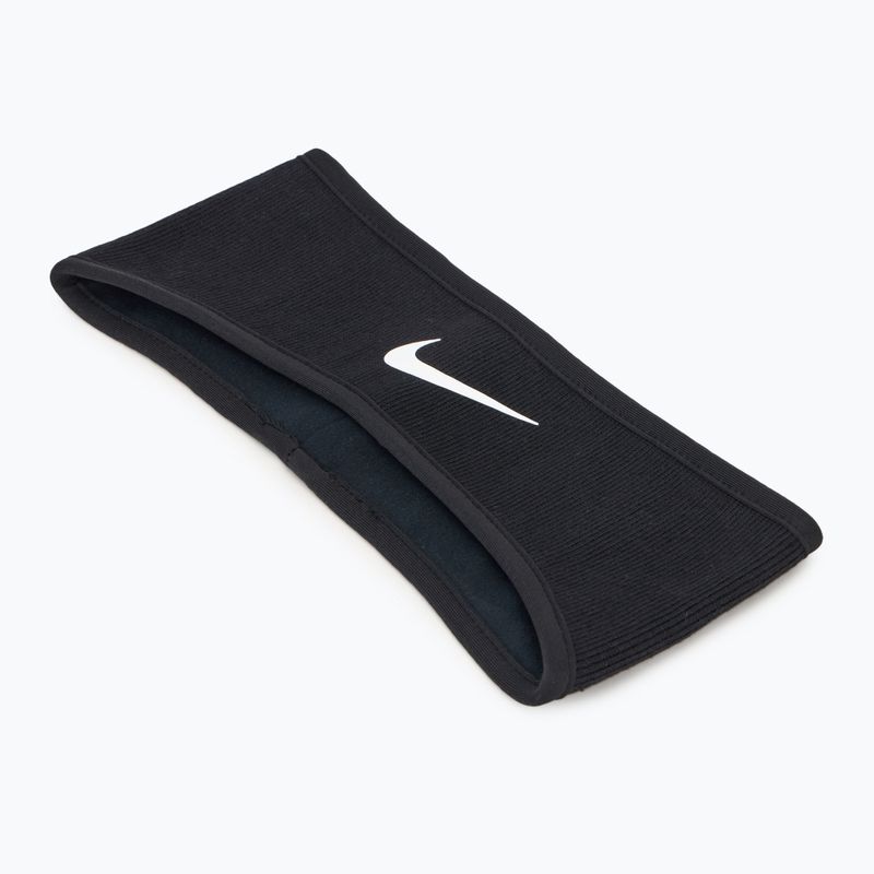 Nike Плетена лента за глава черна/черна/бяла