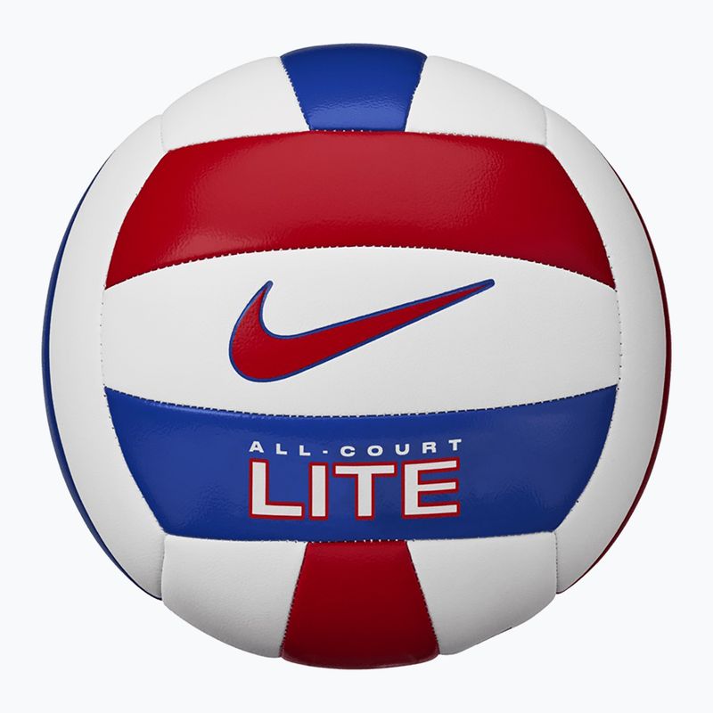 Волейболна топка Nike All Court Lite Volleyball white/university red/game royal/university red размер 5 4
