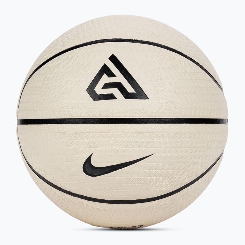 Баскетболна топка Nike Playground 8P 2.0 G Antetokounmpo pale ivory/black/black/black размер 7 3