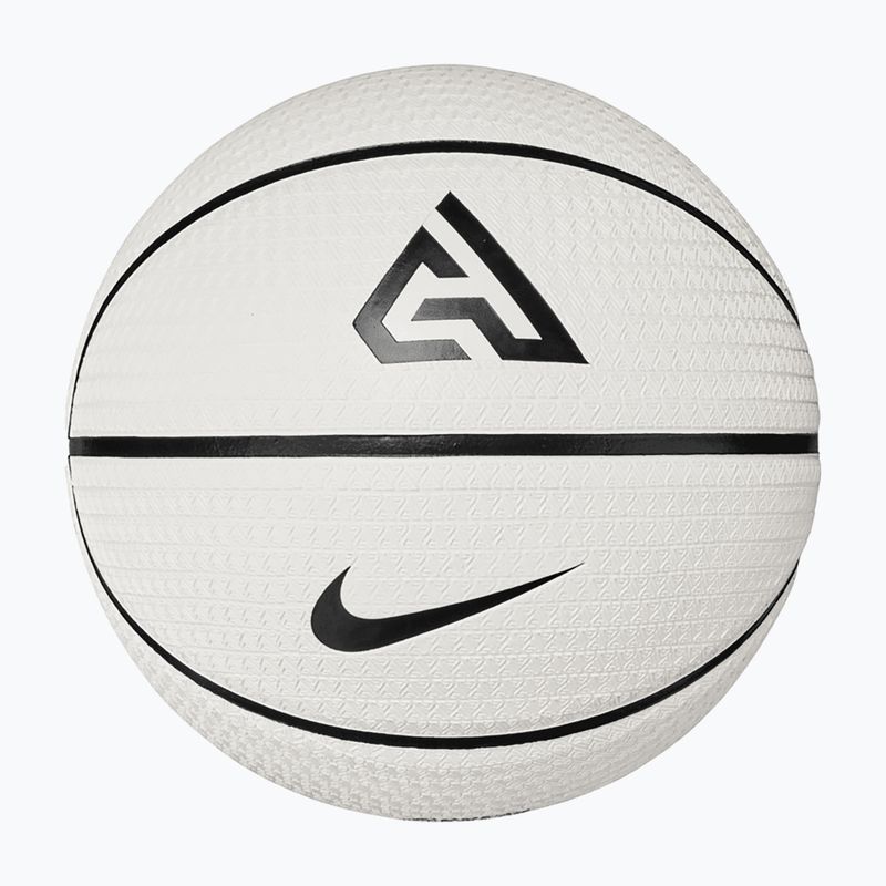 Баскетболна топка Nike Playground 8P 2.0 G Antetokounmpo pale ivory/black/black/black размер 7 5
