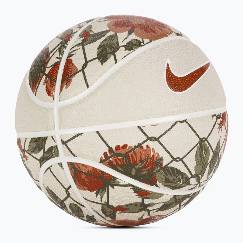 Баскетболна топка Nike 8P PRM Energy Deflated lt orewood brn/white/burnt sunrise размер 7 2