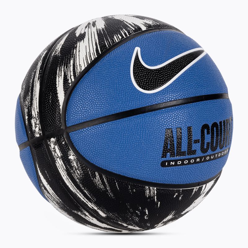 Баскетболна топка Nike Everyday All Court 8P Graphic Deflated star blue/ black/ white/ black размер 7 2
