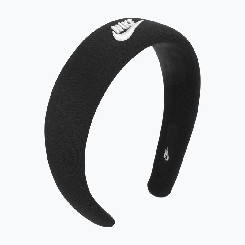 Дамска лента за глава Nike Club Fleece black/black/white
