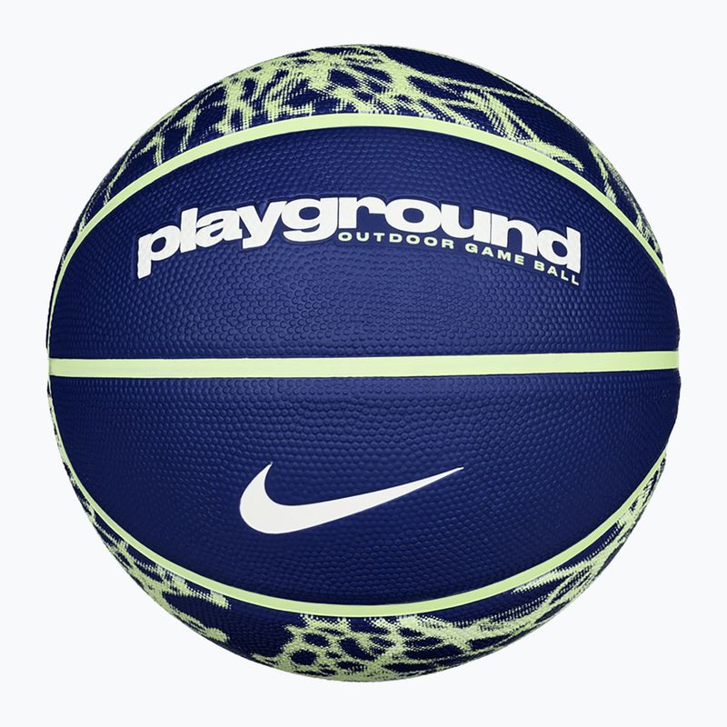 Баскетболна топка Nike Everyday Playground 8P Graphic Deflated deep royal blue/vapor green/white размер 4 4