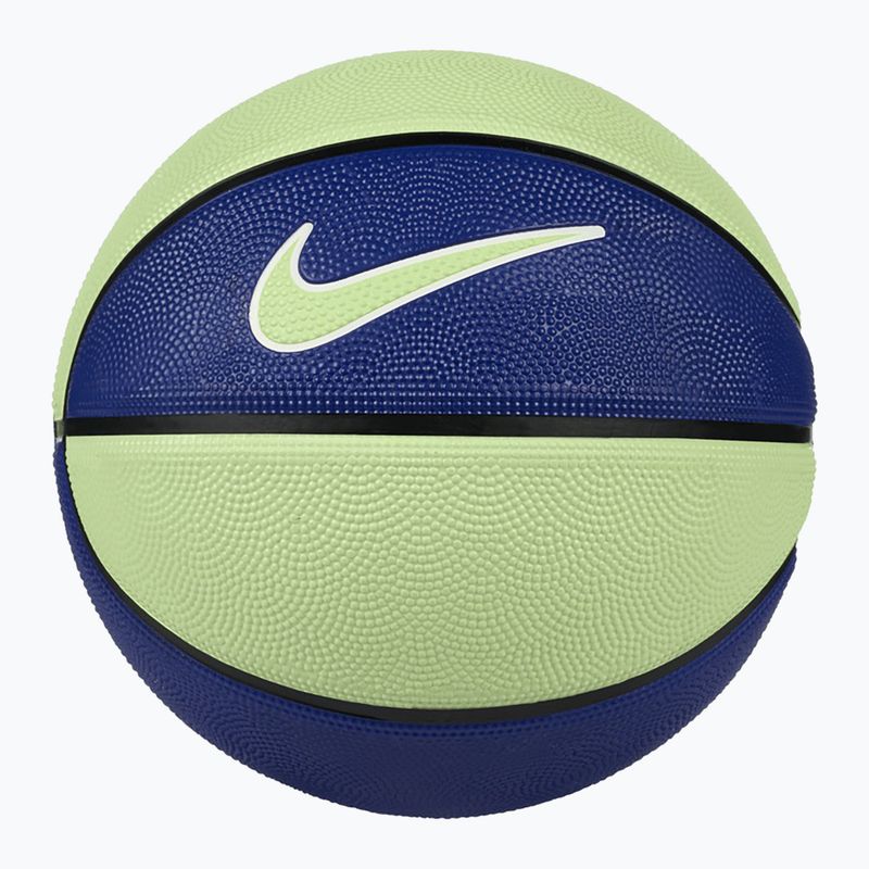 Баскетболна топка Nike Skills deep royal blue/vapor green/white размер 3 4