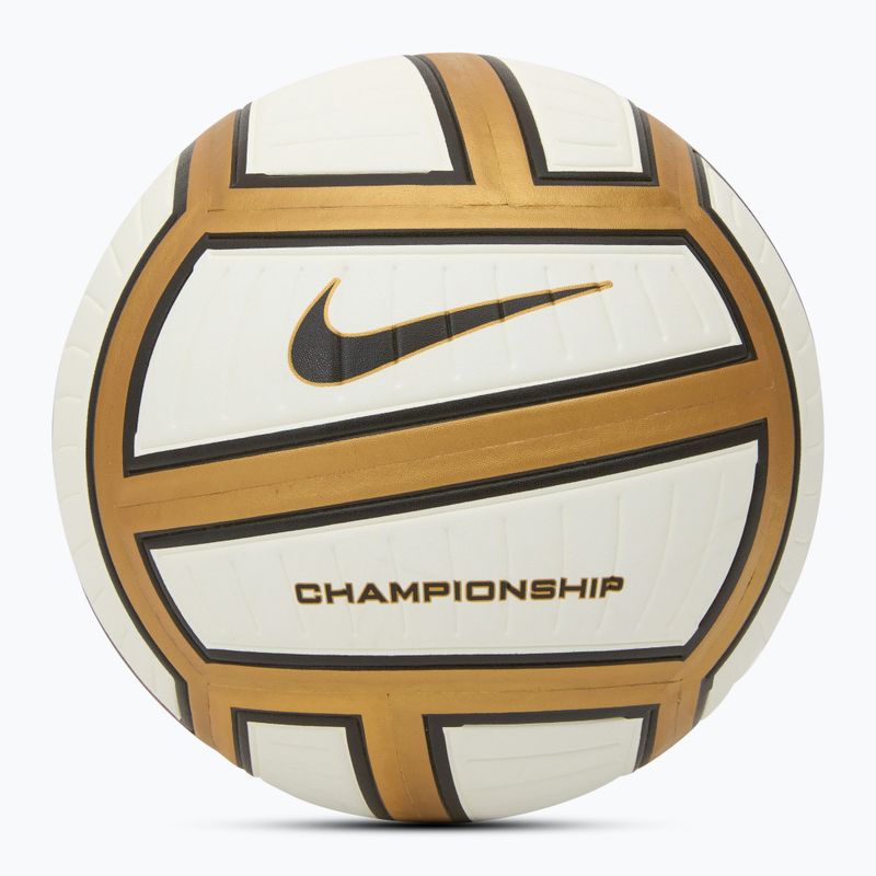 Волейболна топка Nike Championship Volleyball metallic gold/ white/metallic gold/ black размер 5