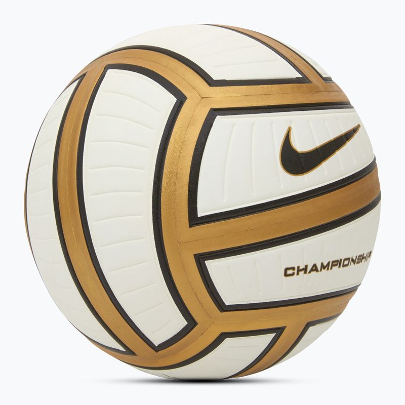 Волейболна топка Nike Championship Volleyball metallic gold/ white/metallic gold/ black размер 5 2