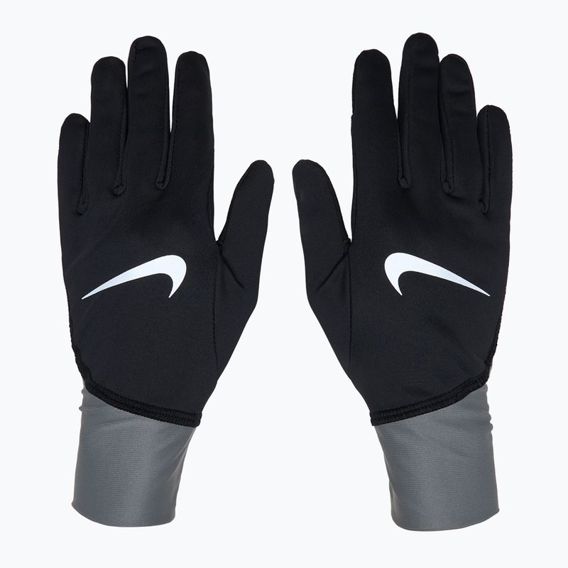 Дамски ръкавици за бягане Nike Pacer Midweight RG black/smoke grey/silver 2