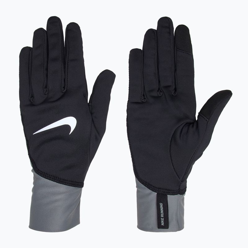 Мъжки ръкавици за бягане Nike Pacer Midweight RG black/smoke grey/silver