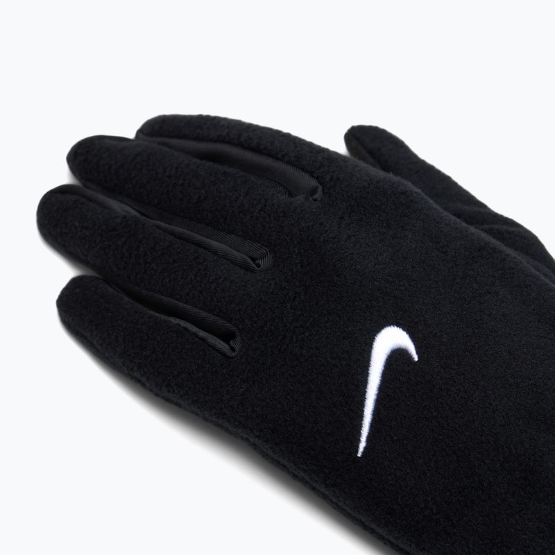 Дамски ръкавици за бягане Nike One Therma-Fit Fleece black/white 4